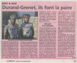 30 11 2012 Article sur Alexandre Durand et Christophe Grenet
