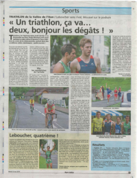 Eure infos article triathlon